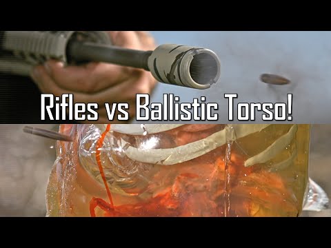 Rifles VS Ballistic Torso! - Ballistic High-Speed