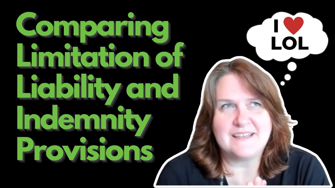 Comparing Limitation of Liability to Indemnity Provisions in Contracts