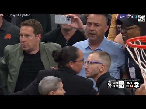 Jokic goes into the crowd and rips the ball from the Suns owner #shorts