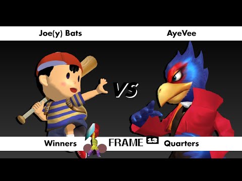 Frame 13 Melee Singles - Joe(y) Bats vs AyeVee | Winners Quarters