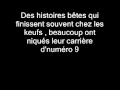 sexion d'assaut vu la haine que j'ai parole ...
