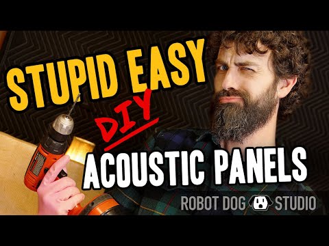 Cheap Easy DIY Acoustic Panels Build Guide Home Recording Studio Audio Theater Gaming Church Walls