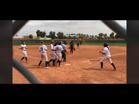 Home run 3/26/2022 Red Mountain High varsity vs Basha High varsity softball
