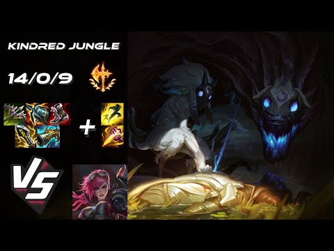 JUNGLE Kindred vs Vi - EU Challenger Patch 14.5.1