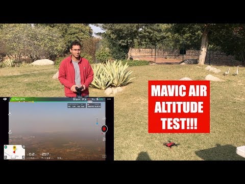 DJI MAVIC AIR ALTITUDE TEST! (MUST SEE)