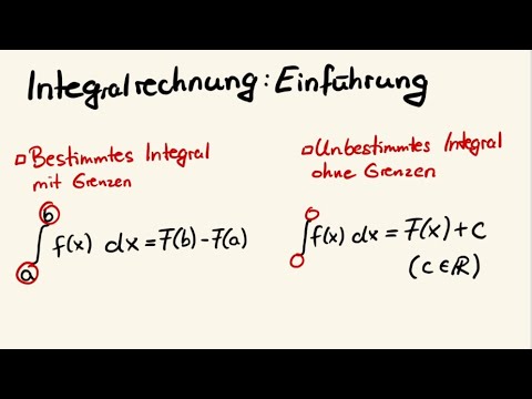 Integralrechnung einfach erklärt. Integrale
