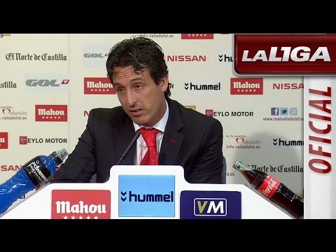 Rueda de prensa de Emery tras el Real Valladolid (2-2) Sevilla FC - HD