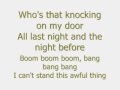 The Genies- Who's that knocking 