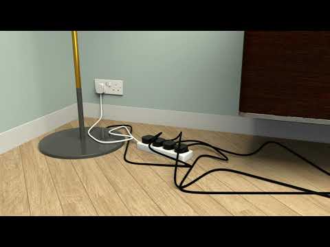 D-Line Cable Tidy Unit (Small White) How-to-Installation Video (UK)