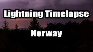 preview picture of video 'Timelapse of lightning at the coast of Norway'