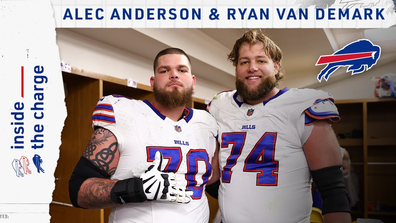 Alec Anderson & Ryan Van Demark Talk Dominant Play On OL & More! | Inside the Charge | Buffalo Bills