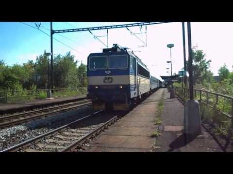 Odjezd vlaku R 609 Svatava (ČD 363.130, zpoždění 18 min) - Jirkov zastávka, 18. 5. 2013