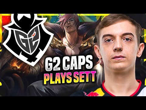 CAPS PICKS SET! - G2 Caps Plays Sett SUPPORT vs Leona! | Challenger TV