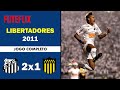 Santos 2x1 Peñarol Libertadores 2011 Jogo Completo