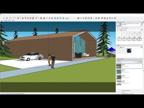 Videocorso Sketchup PRO - 17 - Animazione 3D, Camere, Scene, Inquadrature, Riprese, Fotogrammi, FPS