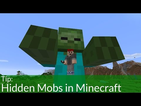 Hidden Mobs In Minecraft!!