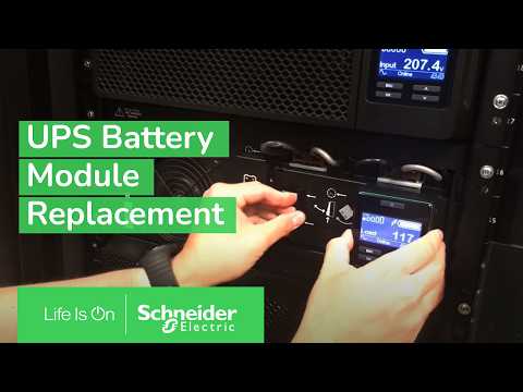 APC UPS Battery APCRBC140 Replacement Tutorial | SURT or SRT Series Smart-UPS | Schneider Electric