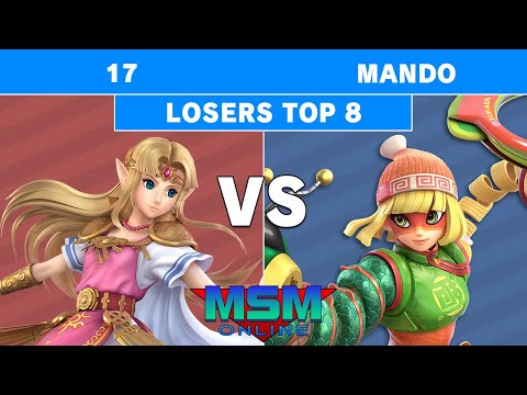MSM Online 61 - Mando (Min Min) Vs. 17 (Zelda) - Losers Top 8