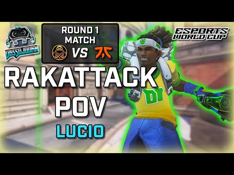 [Rakattack POV] Professional LUCIO player | ENCE vs FNATIC | Esports World Cup