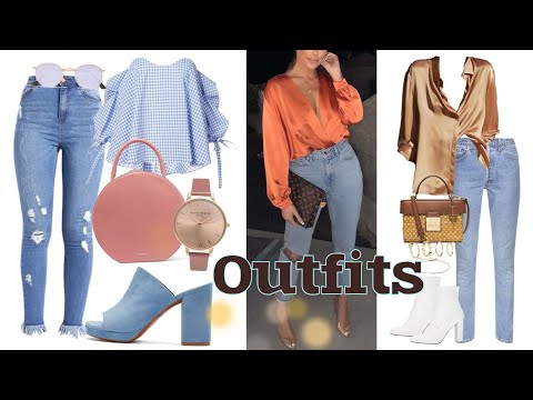 MODA 2024 OUTFITS CÓMO Vestir CON ROPA  BÁSICA Y SENCILLA LOOKS CASUALES PARA MUJER TENDENCIAS 2024
