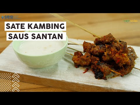 Resep Sate Kambing Saus Santan yang Empuk dan Gurih