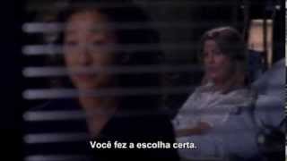 Grey's Anatomy 10x01 final scene -Is this the person you wanna love? - Legendado-PT-Br