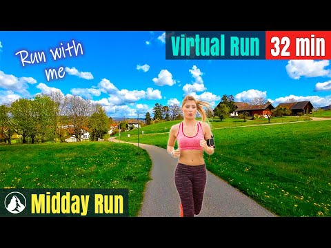 Mittagslauf 🇨🇭 Schweiz Wunderland | Laufband Laufen | Virtual Run #80