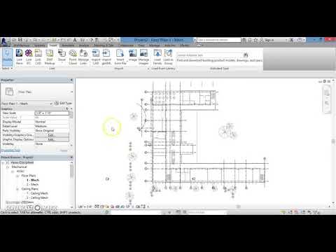 Revit Lesson 19 - Linking An Architects Revit Model In Mep Project