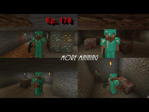 Let's Play Minecraft Survival Ep. 178 (More Mining)