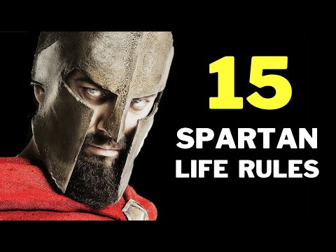 15 Spartan Life Rules (How to be mentally strong)