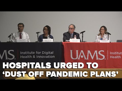 アーカンソー州の病院は「パンデミック計画を一掃するように」求められている (Arkansas hospitals urged to 'dust off pandemic plans')
