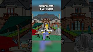 Homer became a millionaire
