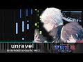 unravel (feat. Wanderers, asphyxia) // Tokyo Ghoul OP // Synthesia Tutorial & Sheets