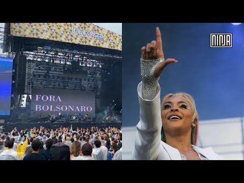Artists speak out against Bolsonaro at Lollapalooza 2022
