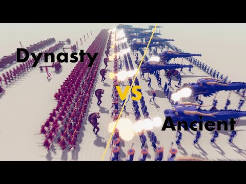 TABS Ancient VS Dynasty HUGE Battle