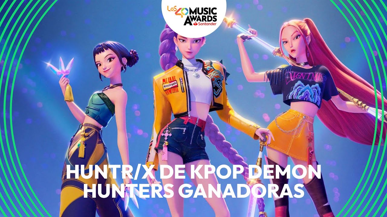 HUNTR/X, las DEMON HUNTERS ganadoras de un galardón | LOS40 MUSIC AWARDS SANTANDER 2025
