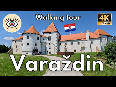 Varaždin 🏰 [4K] HDR | Pješačka tura kroz barokni dragulj Hrvatske