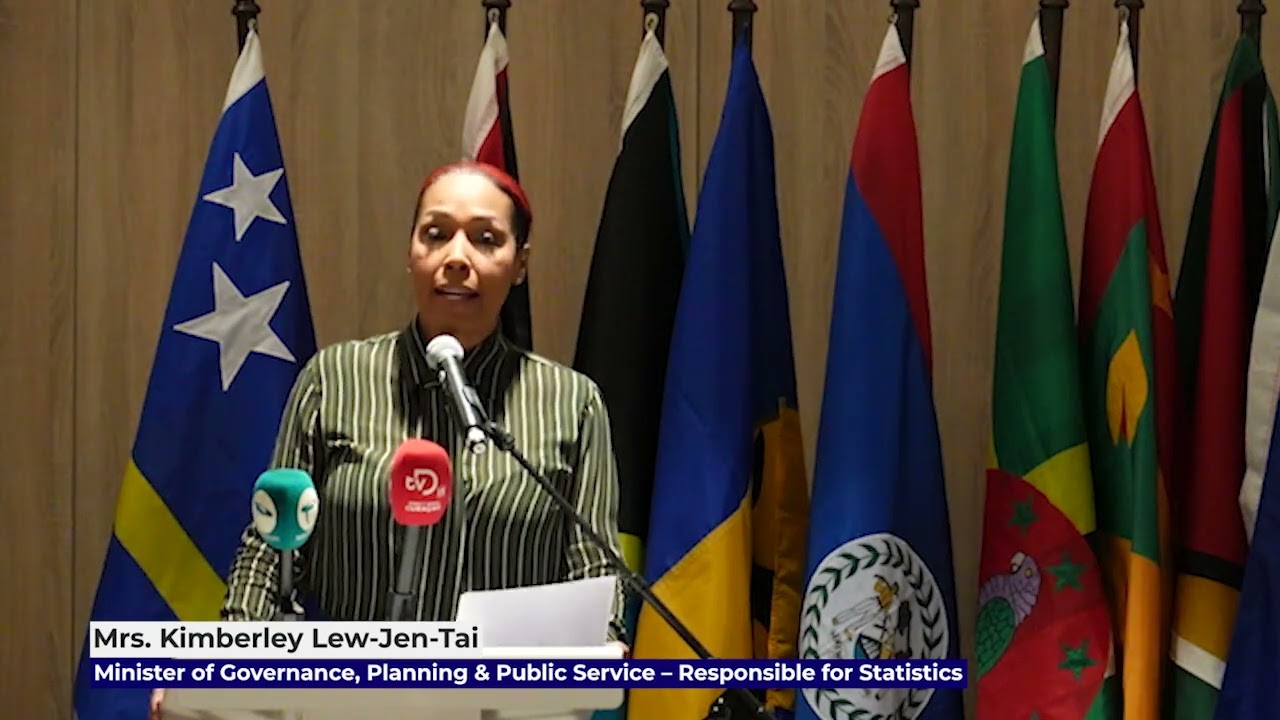 The Hon. Kimberley Lew-Jen-Tai, Minister of Governance, Planning and Public Service, Curacao