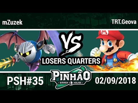 [PSH #35] mZuzek (Meta Knight) vs TRT.Geova (Mario) - Losers Quarters