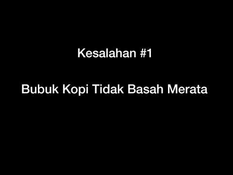 Mau Tau Cara Pouring Kopi V60 Yang Baik