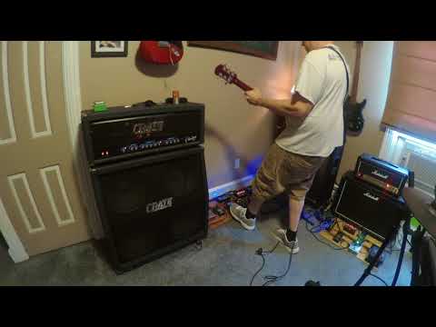 Boss PS-6 Harmonist pedal demo - ("Burnin' For You" riff--Blue Oyster Cult)