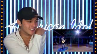 Laine Hardy REACTS To His First Audition - American Idol 2019 on ABC
