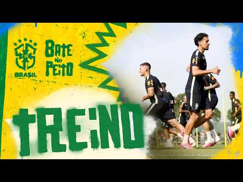 LIVE: TRAINING SESSION OF THE BRAZILIAN MEN'S NATIONAL TEAM