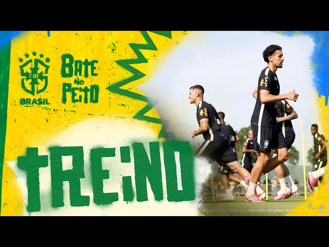 AO VIVO: TREINO DA SELEÇÃO BRASILEIRA MASCULINA PRINCIPAL