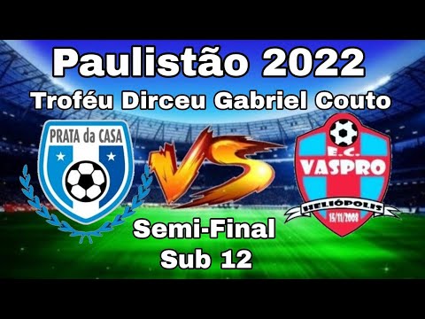 Prata da Casa x Vaspro - Sub 12 / Paulista 2022 - Troféu Dirceu Gabriel Couto.