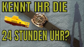 EINE 24 STUNDEN-UHR... Die VOSTOK AMPHIBIA SCUBA DUDE... Wie cool ist das denn?