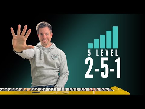 2-5-1 Verbindung - 5 Level vom Anfänger zum Profi