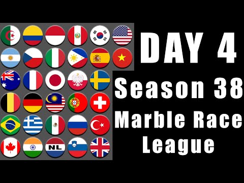 Marble Race League Season 38 Day 4 Marble Race in Algodoo / Marble Race King