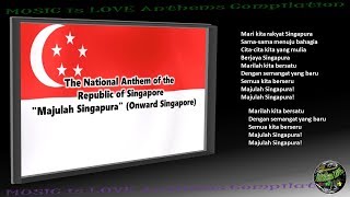 Singapore National Anthem "Majulah Singapura" INSTRUMENTAL with lyrics