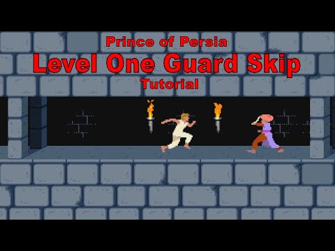 Prince of Persia Level one Guard Skip Tutorial